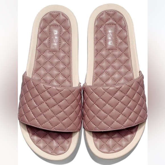 APL Other - APL Athletic Propulsion Labs Leather Lusso Slide in Beachwood / Pristine.  10